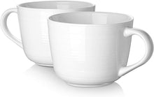 Load image into Gallery viewer, Coffee Mug, Ceramic Soup Mugs with Handles, 17 Oz Wide Large Coffee Mugs Set of 2
