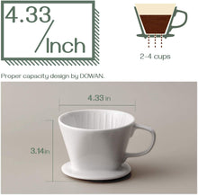 Load image into Gallery viewer, Pour Over Coffee Dripper, Non Electric Pour Over Coffee Maker
