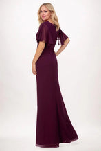 Load image into Gallery viewer, Sheath-Column Maxi Chiffon Mother Dress

