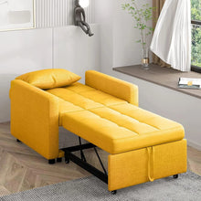 Load image into Gallery viewer, 3 in 1 Sofa Bed-Yellow
