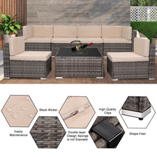 Load image into Gallery viewer, Rattan Patio Sofa Set
