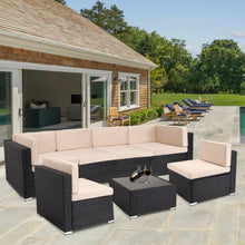 Load image into Gallery viewer, Rattan Patio Sofa Set
