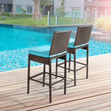 Load image into Gallery viewer, Rattan Bar Stool, Set of 2
